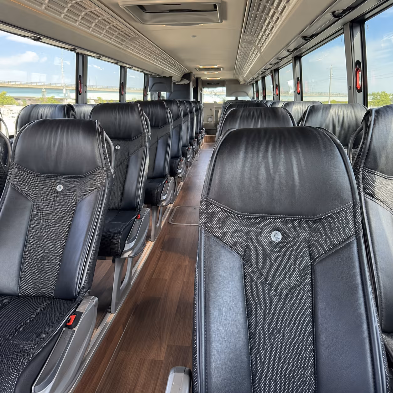 santa ana employee transportation onboard seating